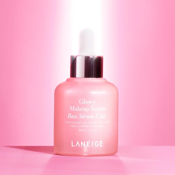 LANEIGE Glowy Makeup Serum: Makeup Primer, Hydrating Face Serum for Visibly Smooth & Glowy Dewy Skin, Highlighting - Image 6