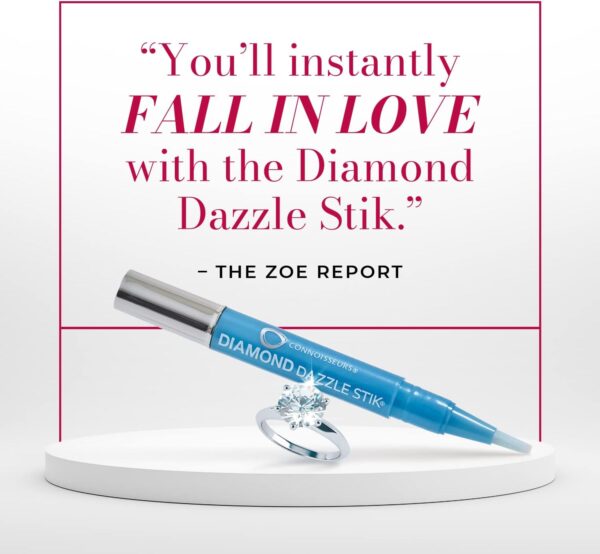 CONNOISSEURS Diamond Dazzle Stik - Portable Diamond Cleaner for Rings and Other Jewelry - Bring Out The Sparkle in Your Diamonds and Precious Stones - Image 6