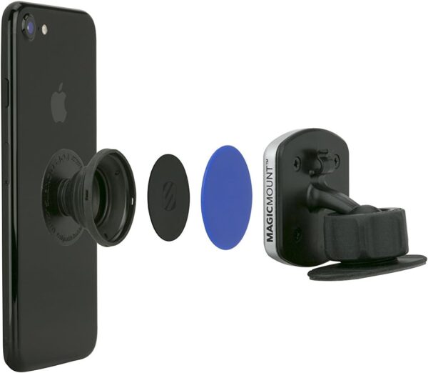 Scosche MPDRND-SP MagicMount Pro Magnetic Car Phone Holder - Strong Magnet Mount for iPhone and Android - Secure Magnetic Mount for Car Dashboard - Universal 360° Adjustable Mobile Cell Holder - Image 6