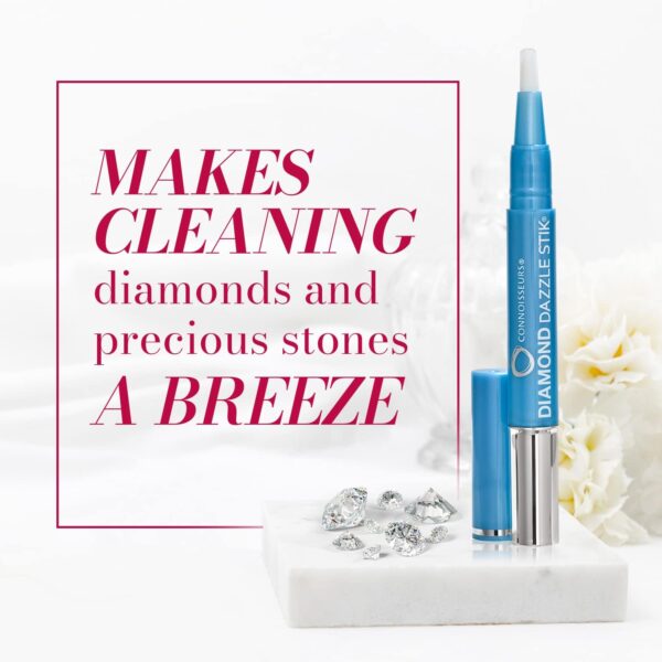 CONNOISSEURS Diamond Dazzle Stik - Portable Diamond Cleaner for Rings and Other Jewelry - Bring Out The Sparkle in Your Diamonds and Precious Stones - Image 7