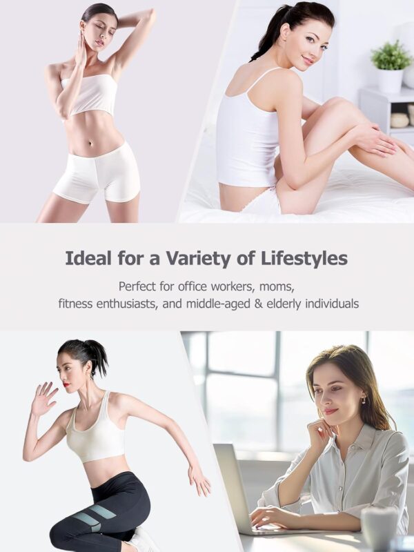 Lymphatic Drainage Massager & Anti Cellulite Massage Tool, Helps Reduce Stretch Marks & Cellulite, for Legs, Arms & Belly, Body Sculpting Machine with Microcurrent, Light, Heat & Vibration - Image 6