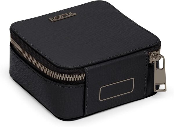 TUMI - Belden Jewelry Case - Travel Jewelry Organizer - Leather Jewelry Case - For Earrings, Rings, Bracelets - Black - Image 2