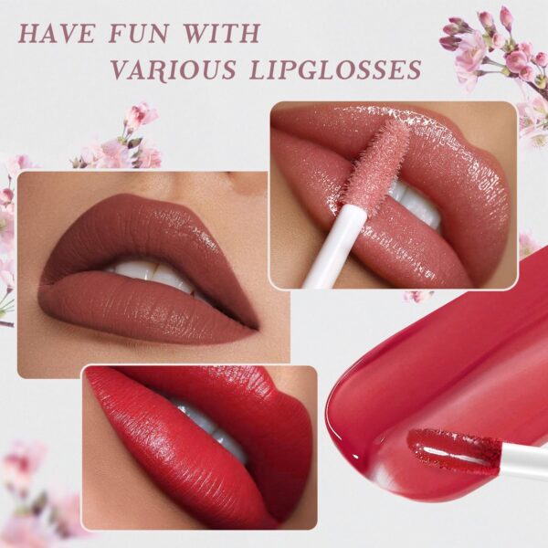 Color Nymph Makeup for Teens with Reusable Pink Handbag, All In One Girls Makeup Sets Makeup Kits for Girls Women with Eyeshadow Blushes Bronzer Highlighter Lipgloss - Image 5