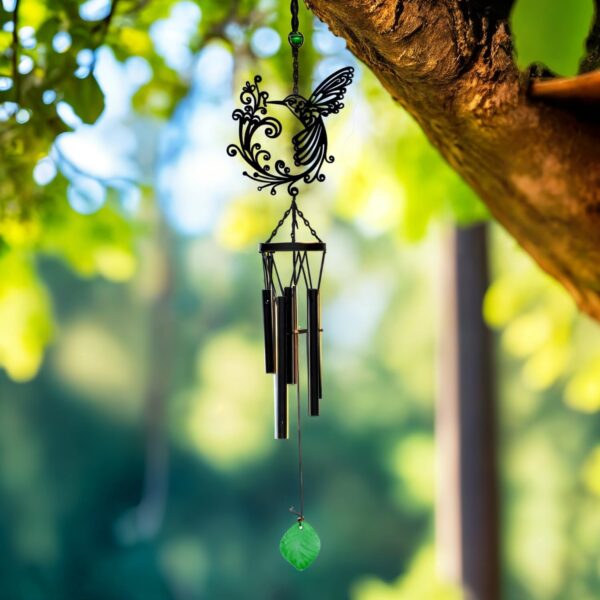 Hummingbird Wind Chimes, Metal Outdoor Decor for Garden, Patio, Yard for Women, Moms, Friends(Hummingbirds Wind Chimes)