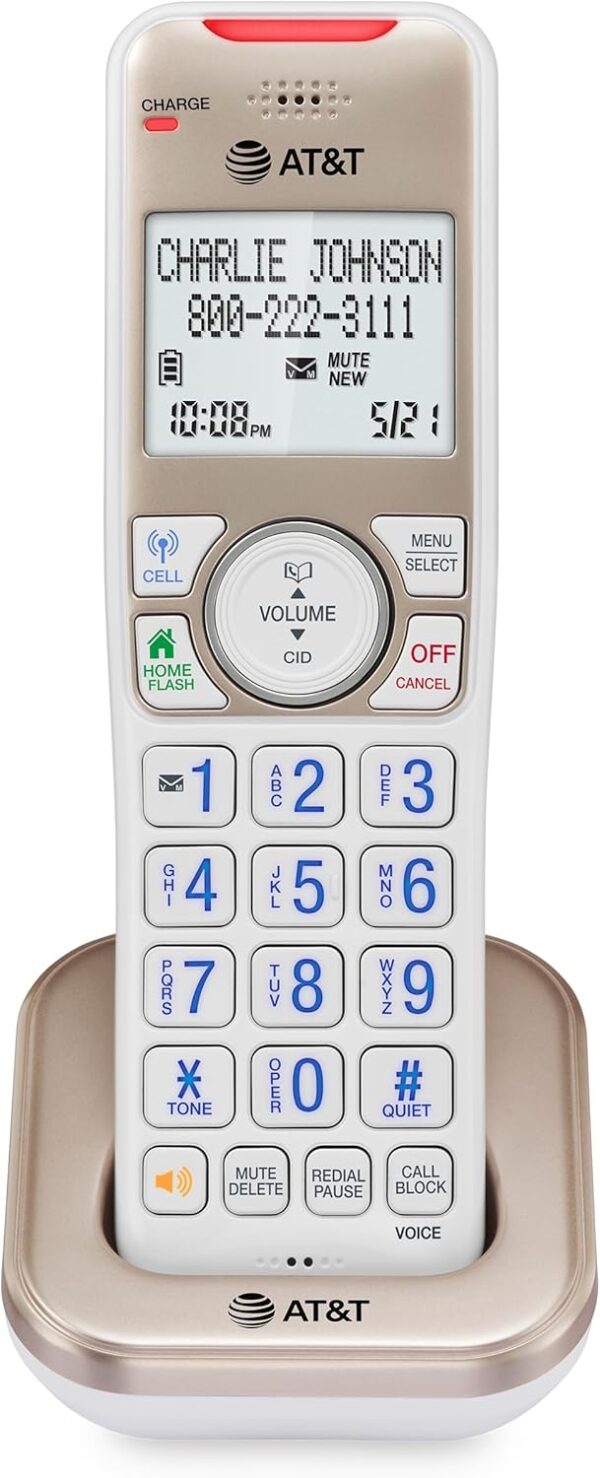 AT&T Additional Handset for BL3112-X Series Cordless Phone: BL3112-0 (Champagne Gold/White)