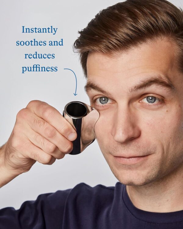 Harry's Cooling Eye Kit for Men - Gua Sha Depuffing Facial Massage Tool and 2 Cooling Eye Sticks - Image 7