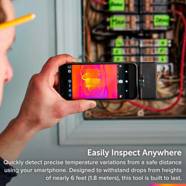 FLIR ONE Pro - Thermal Imaging Camera for Android Smartphones (USB-C), 320x240 Super Resolution (160x120 Native IR) - Image 5