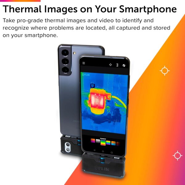 FLIR ONE Pro - Thermal Imaging Camera for Android Smartphones (USB-C), 320x240 Super Resolution (160x120 Native IR) - Image 4