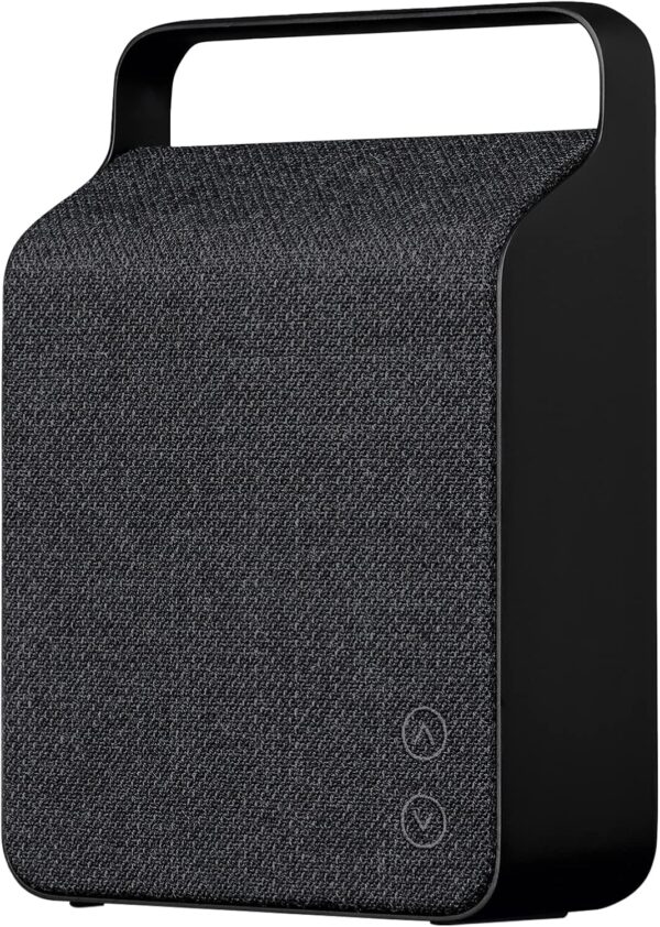 Vifa Oslo Bluetooth Speaker, Portable Wireless Speakers, Compact Rechargeable, Hi-Fi Audio, Xmas Gift, Deep Bass Speaker for Camping Travel, Outdoor Party(Slate Black)