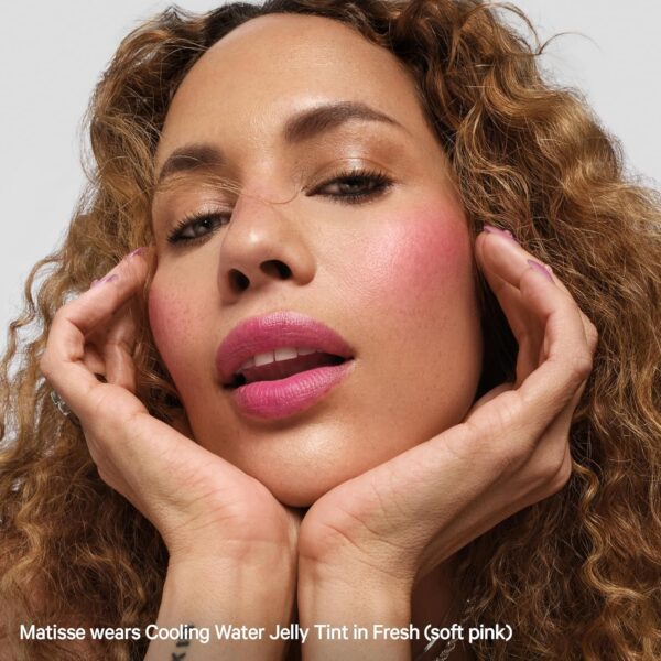 Milk Makeup Cooling Water Jelly Tint – Sheer Lip + Cheek Stain with Vegan Collagen, Seawater + Aloe – Hydrating, Long-Lasting, Buildable Lip Tint + Blush - Image 8