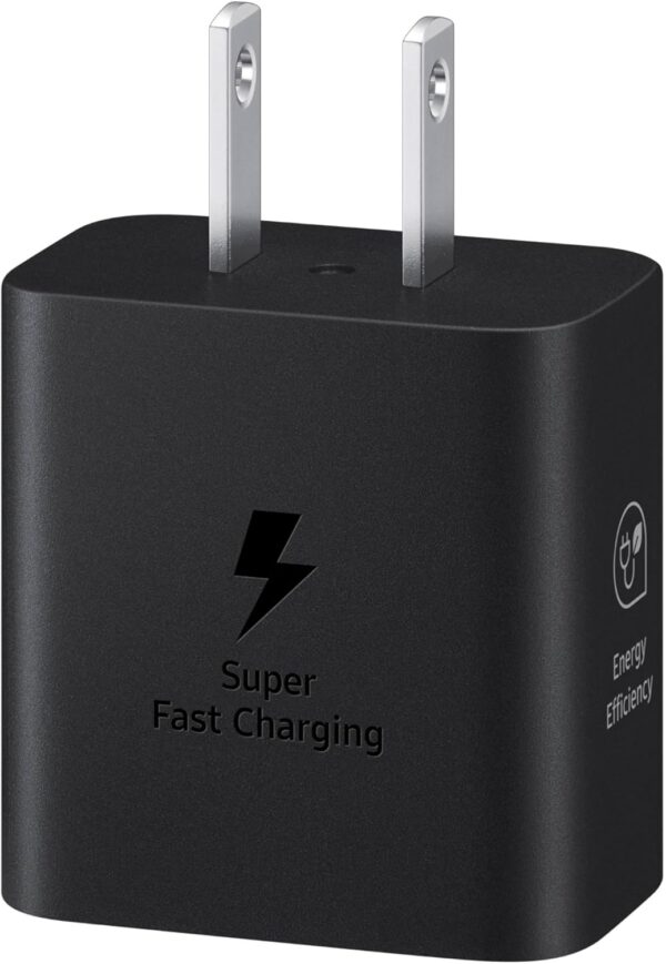 Samsung 25W Wall Charger Power Adapter, Cable Not Included, Super Fast Charging, Compact Design, Energy Efficient, Compatible with Galaxy and USB Type C Devices, Black - Image 5